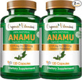 Organic Vitamins Anamu 1250mg 100% Organically Grown 240 Capsules Total Petiveria Allicea Vitamisan