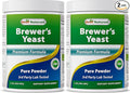 Best Naturals 2 Pack 100% Pure Brewers Yeast Powder - 16 oz - Supports for Increased Breast Milk Supply During Breastfeeding Lactation Digestive Health