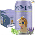 Busty Lush Craft Mocktails – Non-Alcoholic Sparkling Drinks Zero Proof Drinks Lavender Margarita Alcohol Alternative – Low Sugar &amp Low Calorie Ready to Drink | 12 oz (8-Pack)