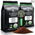 The Bean Organic Coffee Company Water Processed DECAF Peppermint Mocha Medium Roast Ground Coffee 16-Ounce Bags (Pack of 2) Café Molido Tostado Orgánico descafeinado