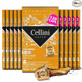 Cellini Caffè Cremoso Aluminum Nespresso Pods 120 Count Medium Roast Coffee Capsules 100% Nespresso Original Machine Compatible