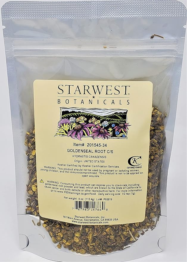 Goldenseal Root C/S Wildcrafted