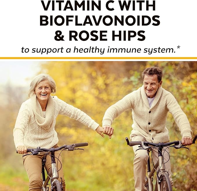 Viva Naturals Vitamin C 1000 mg 250 Vegetarian Capsules – with Citrus Bioflavonoids &amp Rose HIPS Non-GMO for Immune Support &amp Antioxidant Protection