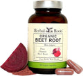 Herbal Roots Organic Beet Root Powder Capsules - 1500mg per Serving - Certified USDA Organic - Non-GMO - 60 Count Vegan Capsules