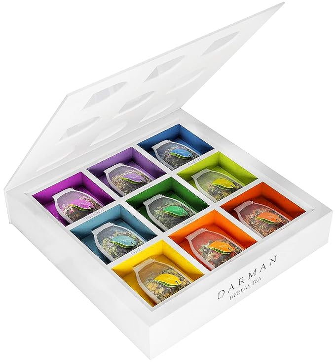 Armenian Herbal Tea Premium Collection – 27 Tea Bags Featuring 9 Distinct Wild Mountain Herb Blends | Carefully Curated Selection of Wild Thyme Mint Pomegranate Chamomile Lavender Rose Petals &am