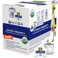 SOLLO Chaga Mushroom Infused Coffee Pods Boost Focus &amp Immunity Memory &amp Clarity Medium Roast Compatible With 2.0 K-Cup Keurig Brewers Organic by USDA No After Taste 24 Ct