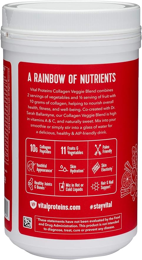 VITAL PROTEINS Veggie Blend Collagen 10.6 OZ
