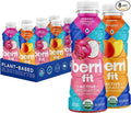 Berri Fit 2-Flavor Variety Pack | Natural Plant-Based Electrolytes - Certified Organic - Non-GMO - Low-Calorie Fitness Beverage - Paleo Friendly| Mango &amp Dragon Fruit - 16oz | Pack of 8