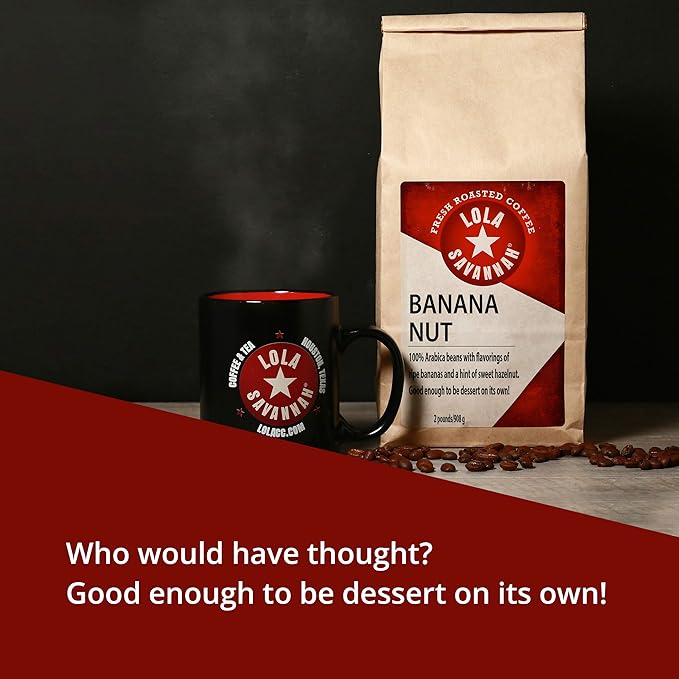 Lola Savannah Banana Nut Whole Bean Caffeinated Coffee 2lb