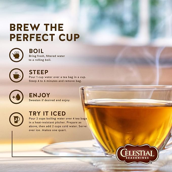 Celestial Seasonings Herb Tea Black Cherry Berry 20-count (Pack of6)