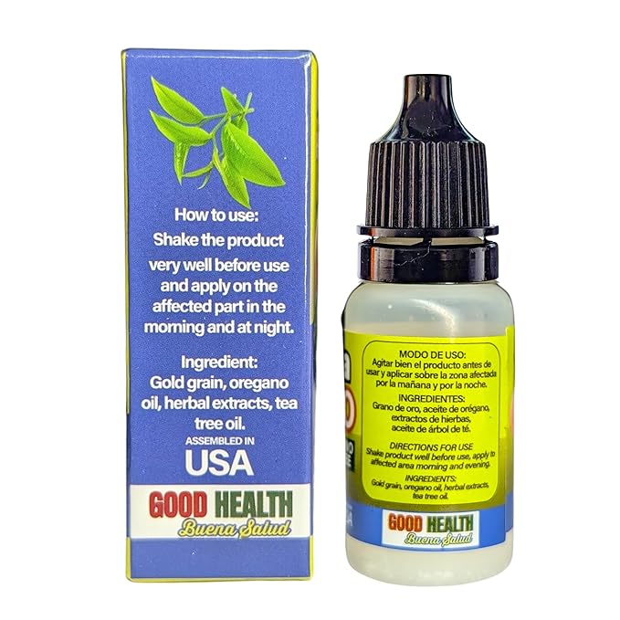 Anikila Hongo Herbal Extract Oregano Tea Tree Drop for Nail &amp Skin Support