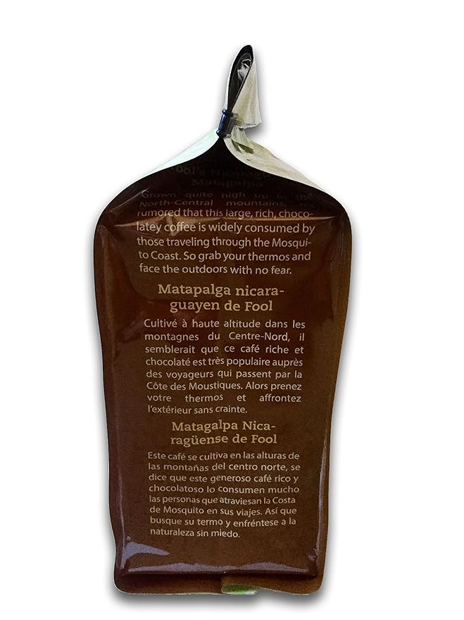 Coffee Fool’s Organic Fair Trade Nicaraguan Matagalpa 2 Pound (Drip Grind)