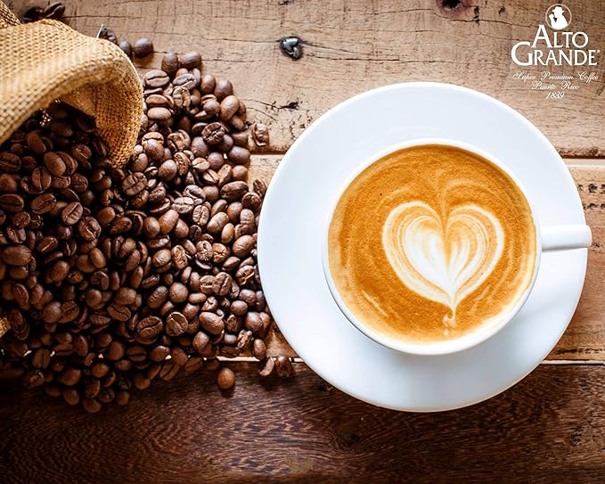 Alto Grande Medium-Dark Roast and Yaucono Medium Roast Whole Bean Coffee one bag of each 2 Pound (Pack of 2)