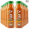 WE’R Sunset – Orange Carrot &amp Ginger – 100% Fruit &amp Veggie Juice – Cold-Pressed &amp HPP – 10 Pack – 11.2 fl oz Each (330 ml) – Vegan GMO-Free Not From Concentrate