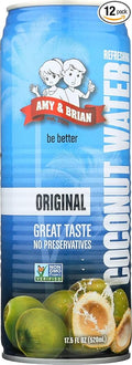 Amy &amp Brian Natural Coconut Juice Pulp Free (12x17.5 Oz)