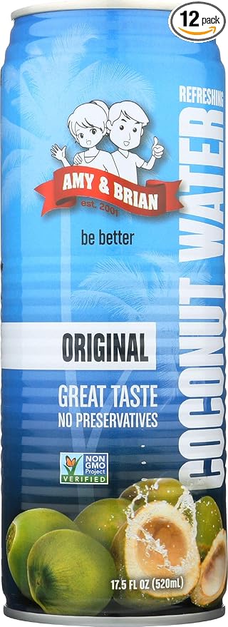 Amy &amp Brian Natural Coconut Juice Pulp Free (12x17.5 Oz)