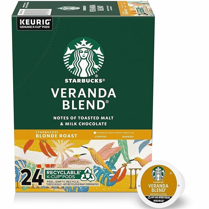 Starbucks® Single-Serve Coffee K-Cup® Veranda Blend Carton Of 24