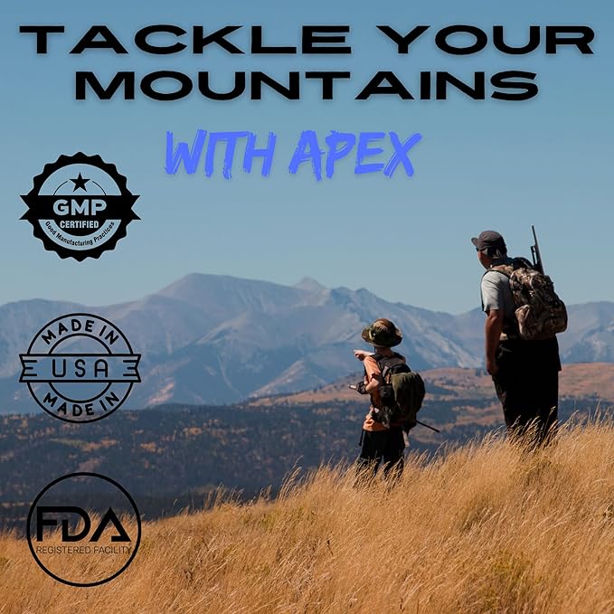 Primal Performance Apex Energy &amp Focus Nootropics Drink Mix | Wilderness Energy &amp Pre-Workout | 150 MG Caffeine L-Citrulline Noolvl AlphaGPC L-Tyrosine &amp More
