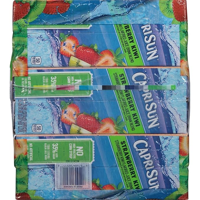 Caprisun Strawberry Kiwi Juice Drinks 6 Fl Oz 30 Count