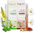 Herbal Diffuser Duo Lung Cleanse and Relax Diffuser Pens with Extract of Mullein and Chamomile 100% Natural Swap Breathe &amp Calm Duo 600 Uses Each