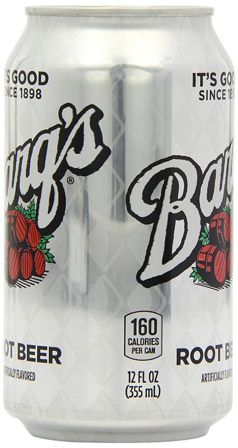 Barq's Root Beer 12 Oz. Cans Case of 24
