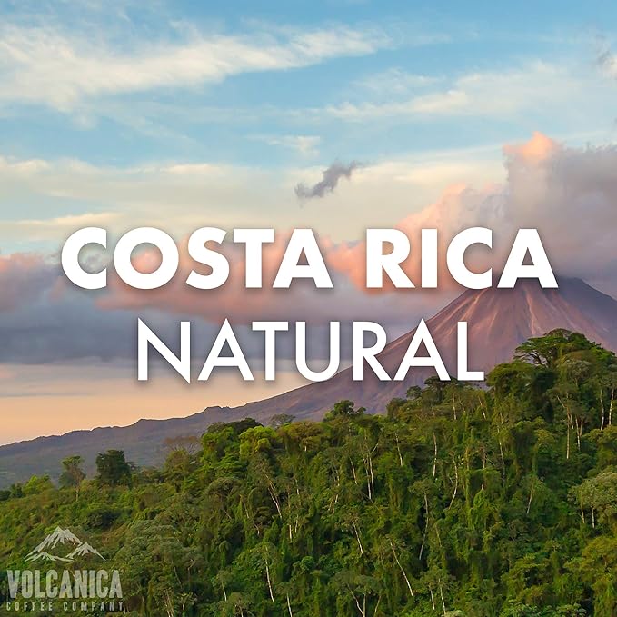 Costa Rican Coffee Natural Process Ground Fresh Roasted 5 lbs