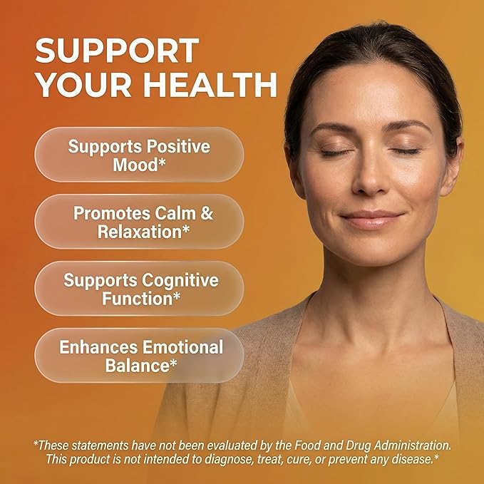 Clean Nutraceuticals Saffron Supplements Extract 100mg + Ashwagandha L-Theanine 200mg - Mood Support Ginkgo Biloba St. John's Wort Rhodiola Rosea &amp 5-HTP Capsules Pills Men Women
