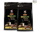 brazilian coffee - BRAZILIAN GROUND COFFEE ORGANIC 100% Arabica Medium Roast low acidity Fair Trade non gmo - organic coffee medium roast 2 Bags (24 Oz)