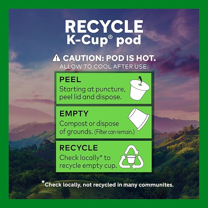 Green Mountain Coffee Roasters Breakfast Blend Decaf Coffee Keurig Single Serve K-Cup pods Light Roast 96 Count