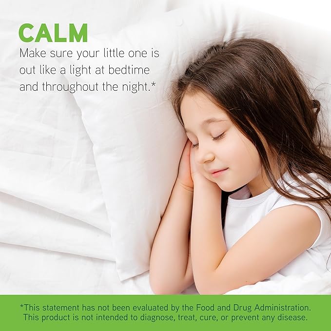 DAVINCI Little Children’s Bundle: Calm (Fruit Punch 1oz) &amp Focus Chewable (Orange 90 Tabs) - Helps Support Brain Health &amp Sleep for Kids*