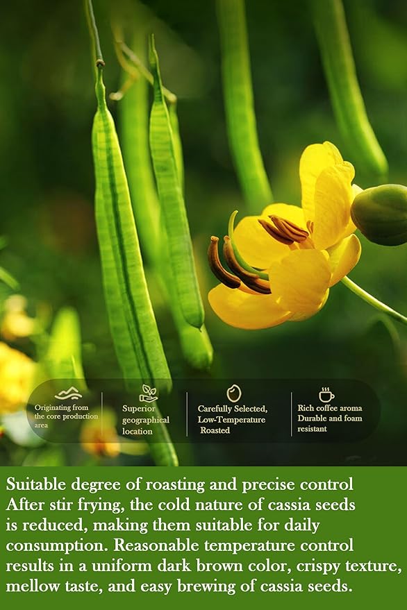 Cassia tea 决明子 Cassia Seeds Tea Cassia seed Cassia Tea Jue Ming Zi Chinese Herbal Tea 決明子 决明子 决明子茶 决明子茶 24.7oz/700g (1.5lb)