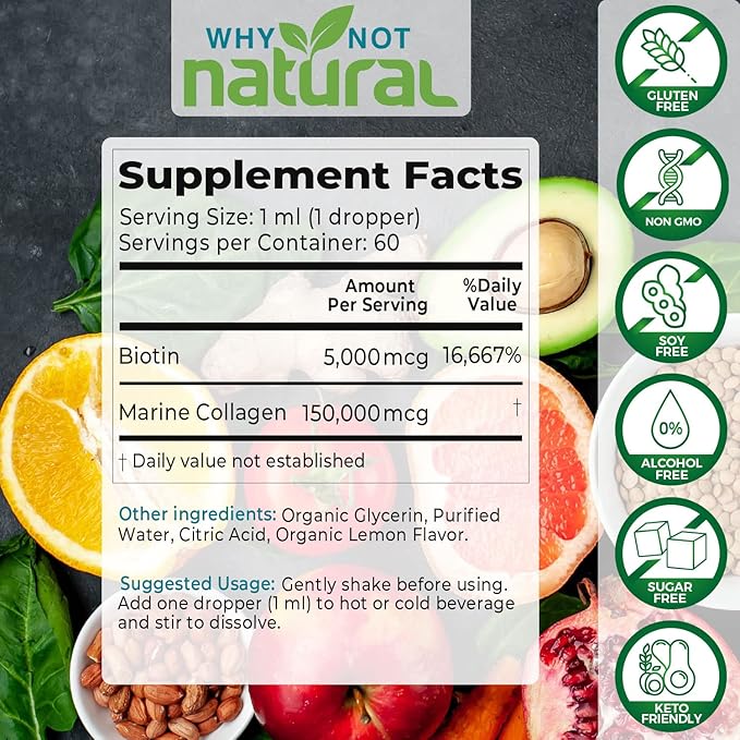 Why Not Natural Liquid Collagen and Vitamin D3 K2 Drops