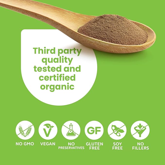 Certified Organic He Shou Wu - Large 5oz Bag of 30:1 Concentrated-Fo-ti - Organic Foti Extract- Fo ti He Shou Wu Organic-with Free Bamboo Spoon