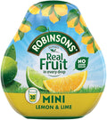 Robinsons Squash'd Lemon &amp Lime No Added Sugar 66ml (Pack of 4)