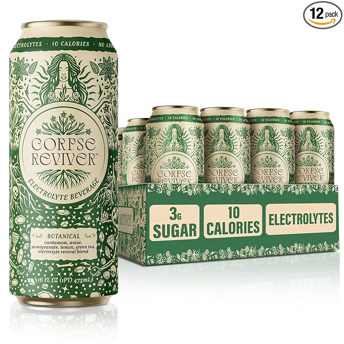 Corpse Reviver Hydrating Botanical Beverage 16 fl oz (Pack of 12)