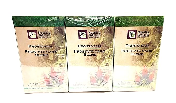 Prostate Tea - Herbal Tea Blend - Prostasan Te - Value Pack (60 Tea bags) 100% Natural Great Benefits Drinking Tea