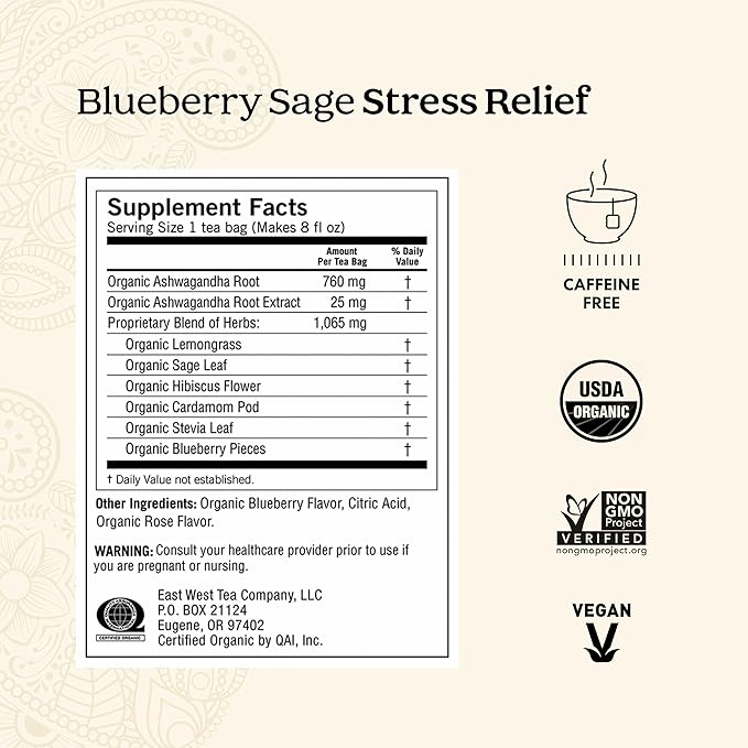 Yogi Tea Stress Relief &amp Relaxation Variety Sampler - 16 Bags per Pack (5 Packs) - Organic Relaxing Tea Sampler Set - Calming Comforting Chamomile Relaxed Mind &amp More