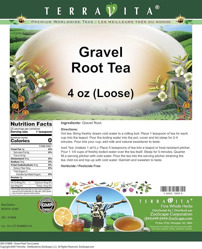 Gravel Root Tea (Loose) (4 oz ZIN: 515808) - 3 Pack