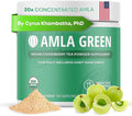 Amla Powder &amp Green Tea Superfood Supplement 20x Ultra Concentrated Amla Antioxidant Support Made with Oolong Tea and Indian Gooseberries Organic Vegan Classic Flavor 90 Servings