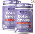 ColonSweep Psyllium Husk Powder Colon Cleanser - Vegan Gluten Free Fiber Supplement - Safe Colon Cleanse for Constipation Relief Bloating Relief &amp Gut Health -16 OZ (60 Servings) - 2 Pack