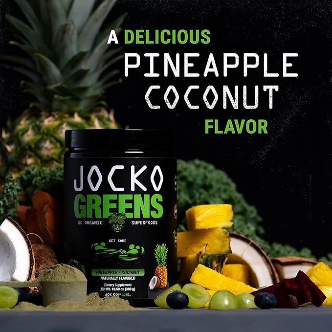 Jocko Fuel Greens &amp Creatine Bundle - Greens &amp Superfood Powder + Creatine Powder