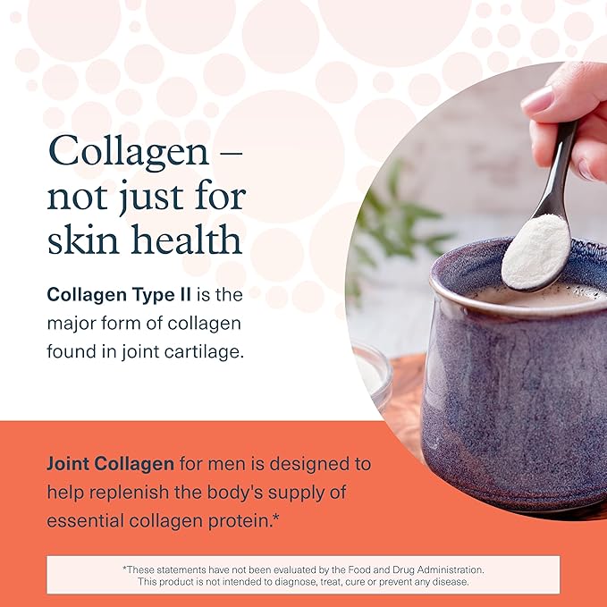 Youtheory Joint Collagen Advanced - Contains Undenatured Type II Collagen &amp Herbal Ingredients - Contains Bovine Source - Shellfish Free - 120 Tablets (60-Day Supply)