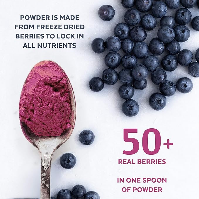 Barley Grass Juice Powder Atlantic Dulse and Wild Blueberry Powder for Your Perfect Detox Smoothie Premium Quality and Organic Certified