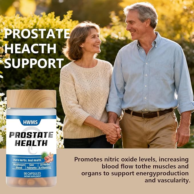 Prostate HealthSupportSupplementNitricOxide Booster Bundlefor MenSupports Prostate Health 90 +60 Capsules(1 MonthSupply)