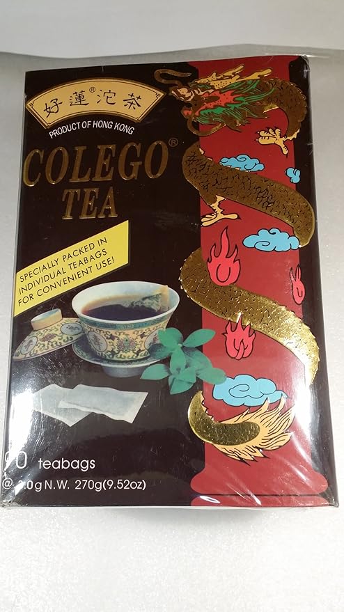 Colego Tea(tuocha)沱 茶 100 % Natural Colego TEA 90 Tea Bags NET Wt 9.52 Oz (270 G)