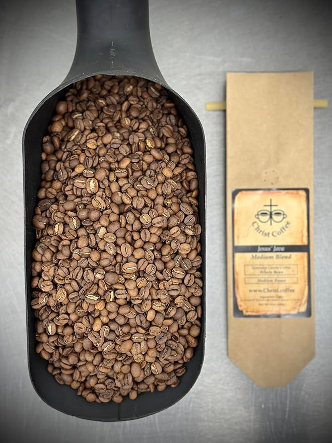 Christ Coffee Steadfast Love Breakfast Blend Ground Bean | Smooth and Sweet Flavor Perfect for Espresso or Brewed Coffee | Freshly Roasted 12 oz Bag