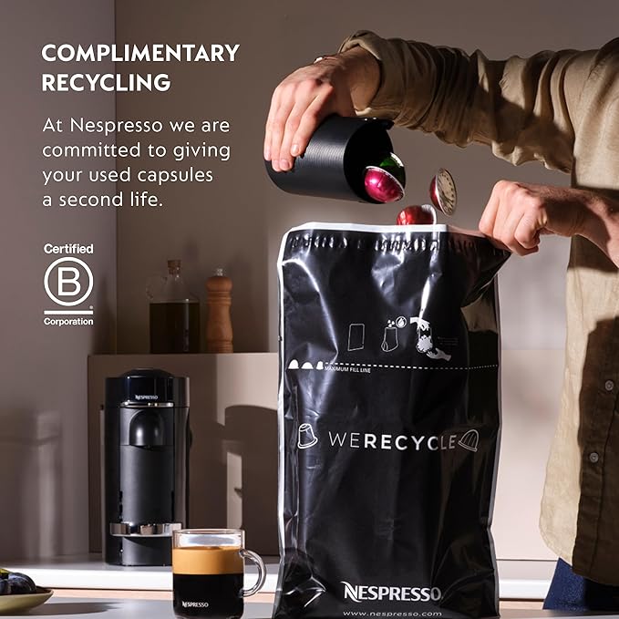 Nespresso I Samra Origins by The Weeknd Vertuo Togetherness Blend Double Espresso Light Roast 20-Count Coffee Pods Brews 2.7 fl. Oz.