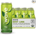 WAVE Sparkling Refreshers | Sparkling Juice | Organic Hydration | Low Calorie Drink | Lightly Carbonated Soda Alternative | No Added Sugar No Preservatives or Artificial Ingredients |12 Pack (Mint Li