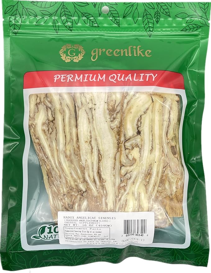 Chinese Herb Premium Dried Radix Angelica Slice Dang GUI 当归片 (16oz)