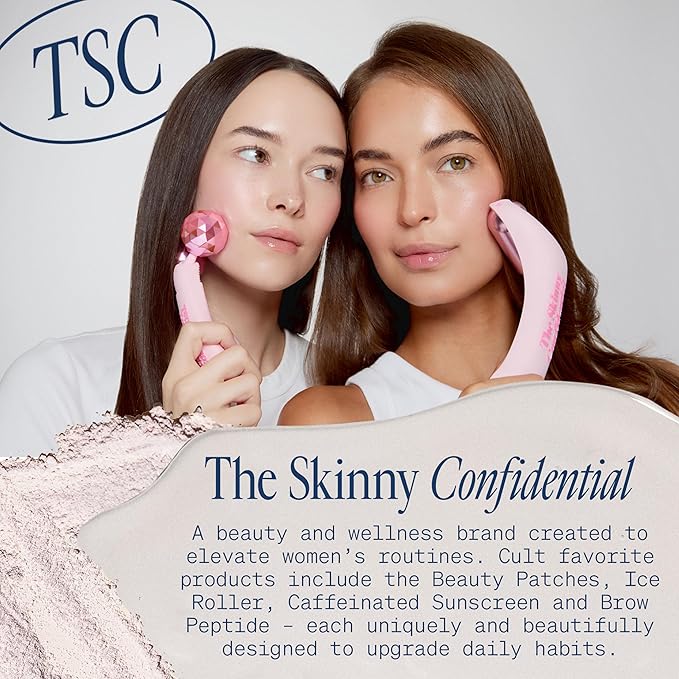 The Skinny Confidential Beauty Salt Hydration Powder with Grass-Fed Colostrum Electrolytes &amp Pearl Powder to Support Immunity &amp Digestive Health - Supports Glowing Hydrated Skin &amp Radiant